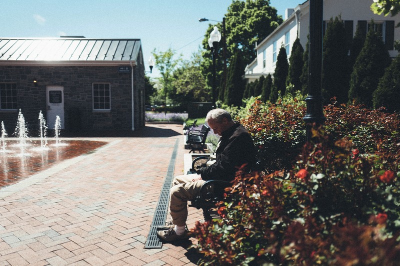 Quiet Reflection in the Park