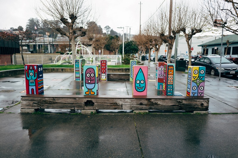 Whimsical Colors in the Rain