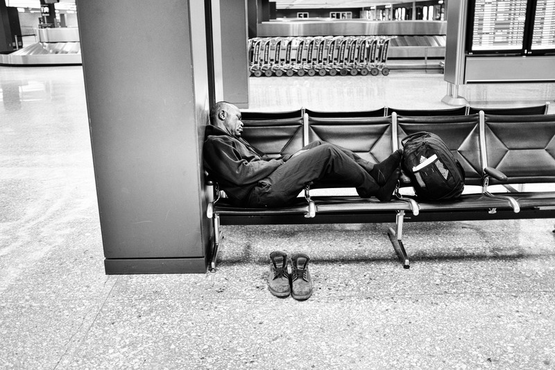 Quiet Solitude in an Airport