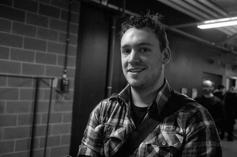 Candid Moment in Monochrome