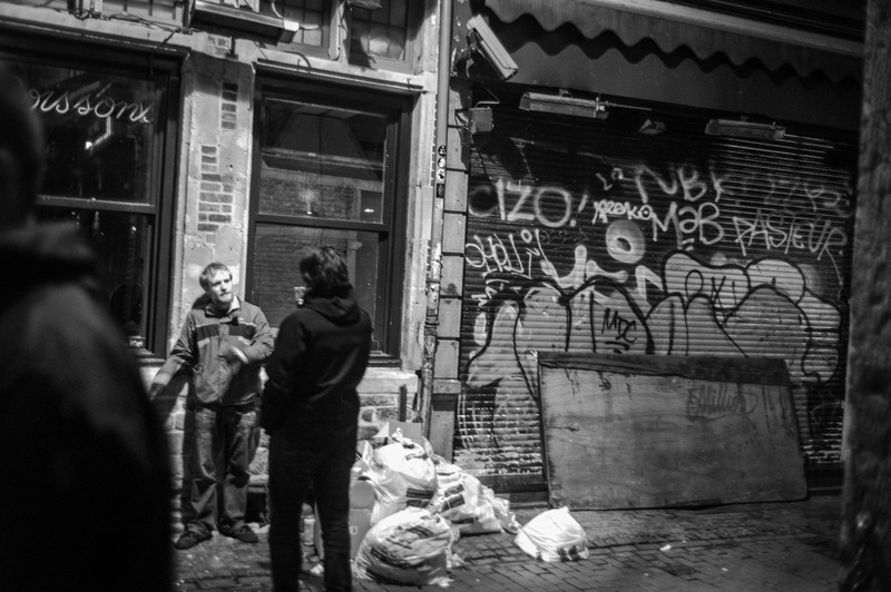 Urban Nighttime Encounter