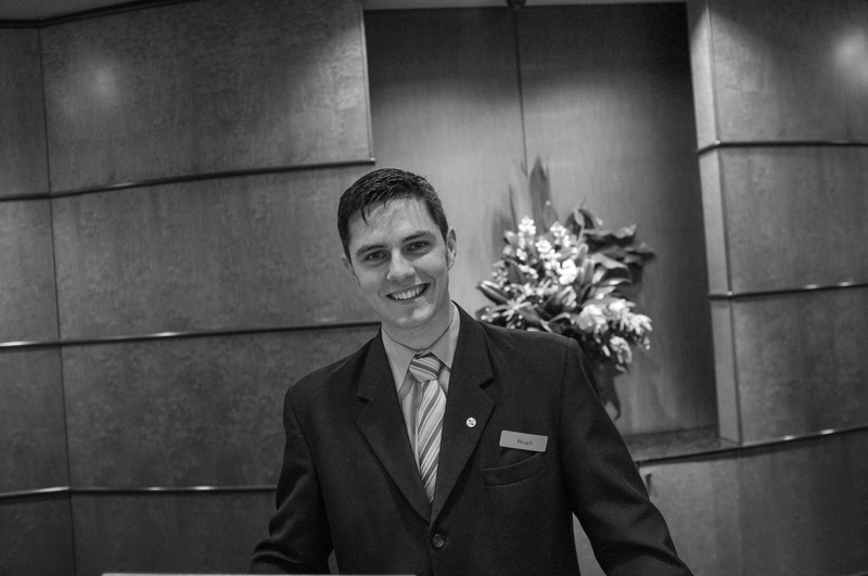 Warm Welcome in Monochrome