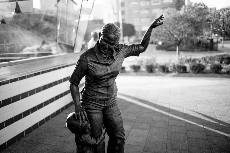 Joyful Connection in Bronze