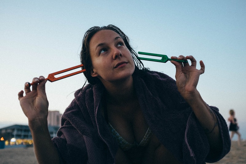 Whimsical Beach Reflection