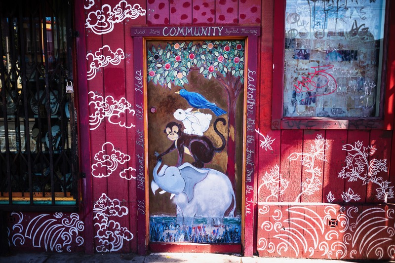 Whimsical Community Mural