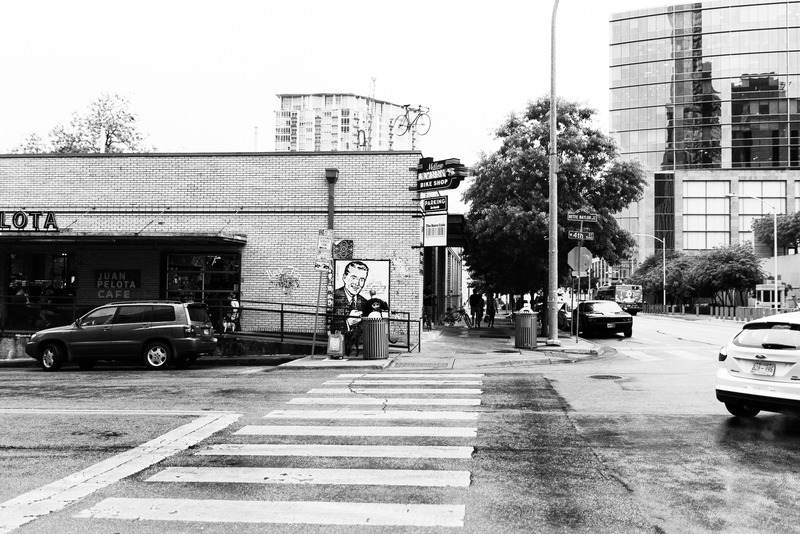 Urban Story: A Black and White Moment