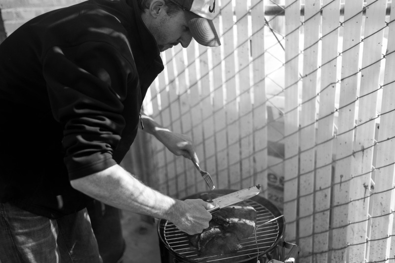 Grill Master in Action