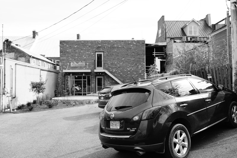 Urban Stillness in Monochrome