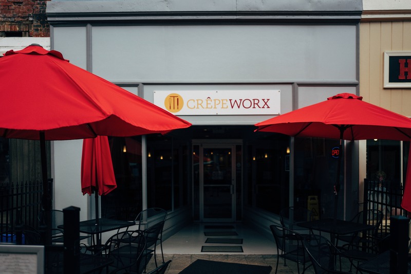 Café Charm with a Pop of Red