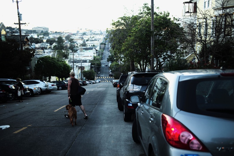 Evening Stroll Downhill