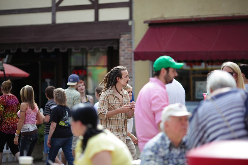 A Lively Street Scene