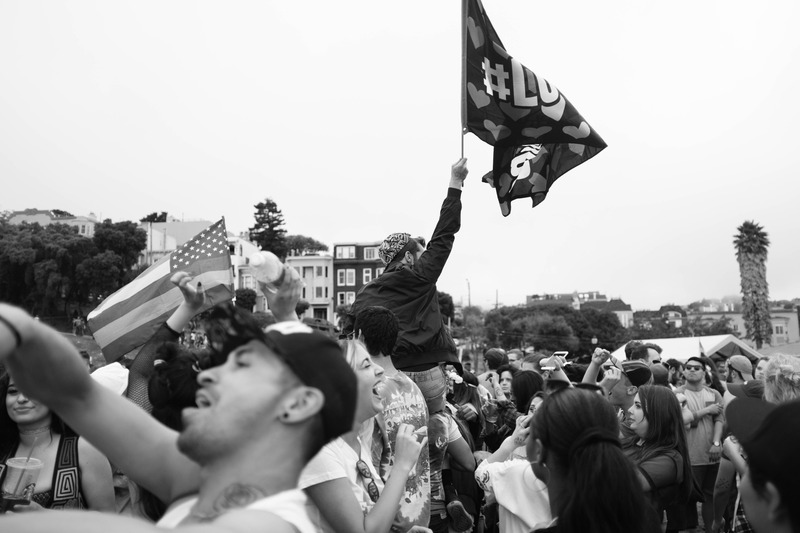 Celebration in Black and White