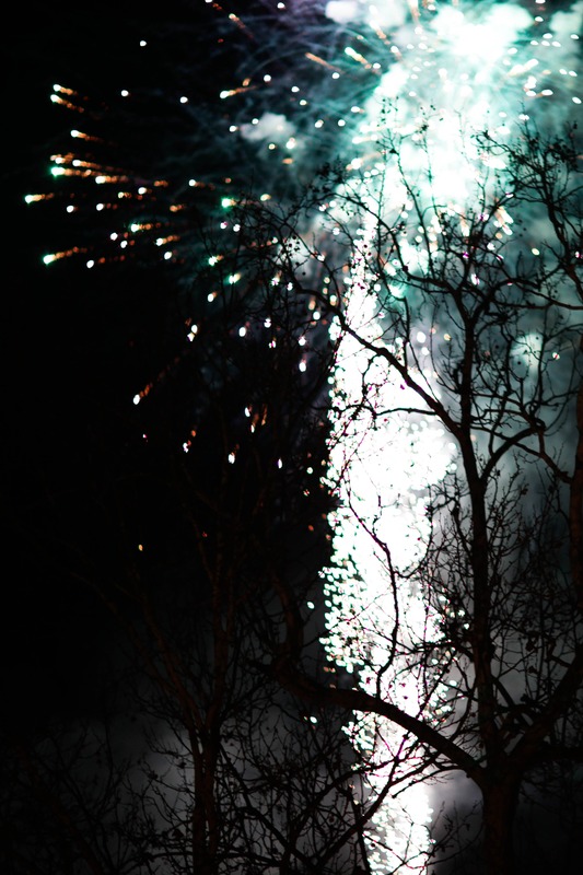 Fireworks Through Shadows