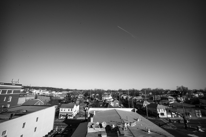 Urban Serenity in Monochrome