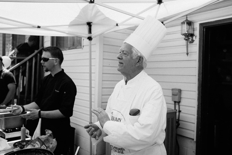 Culinary Passion in Monochrome