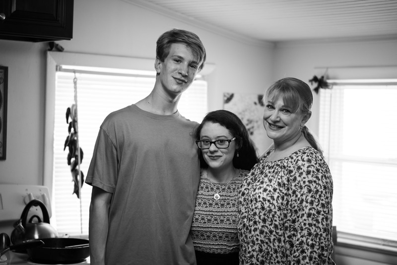 Family Bonding in Monochrome