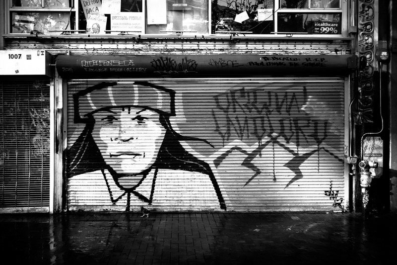 Urban Resistance in Monochrome