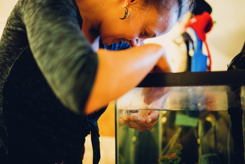 Tender Moments with Aquatic Life