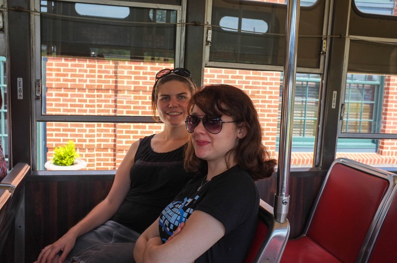 Joyful Moments on a Trolley