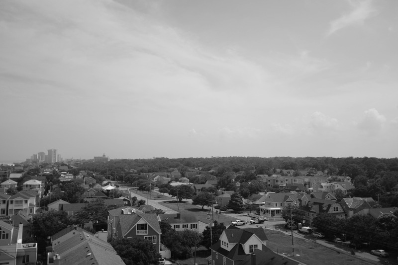 Urban Serenity in Monochrome