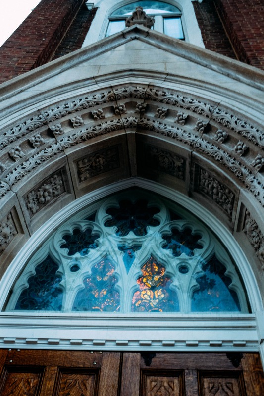 Gothic Arch and Stained Glass