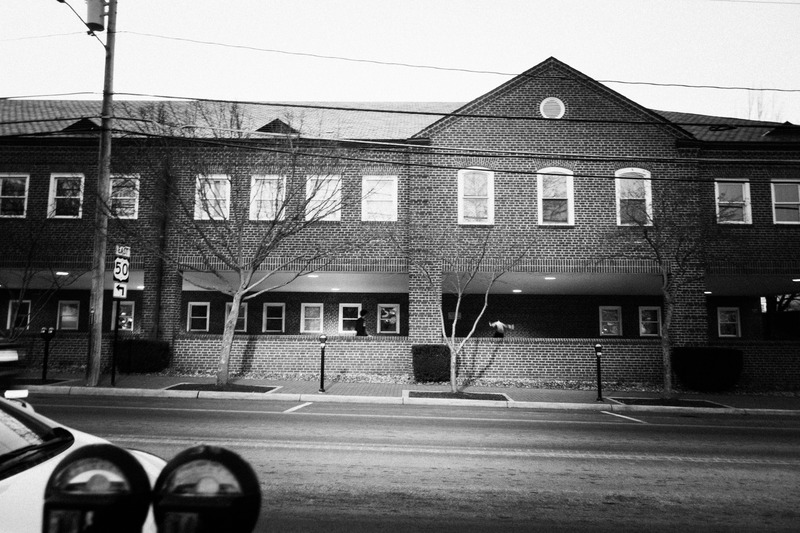 Urban Stillness in Monochrome