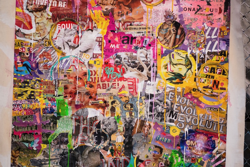 Urban Collage of Expression