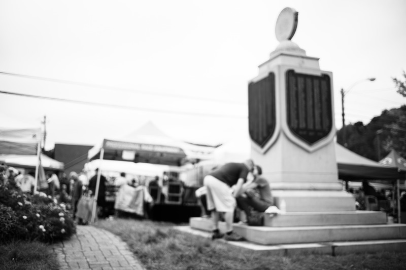 Blurred Moments at the Market