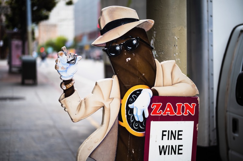 Stylish Wine Advertisement