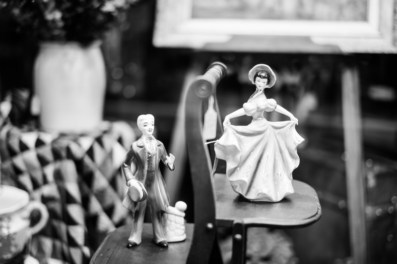 Vintage Dance of Porcelain Figures