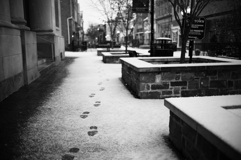 Silent Footprints in Snow