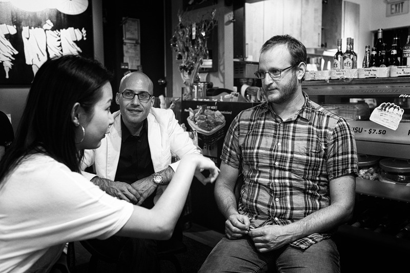 Candid Conversations in Monochrome