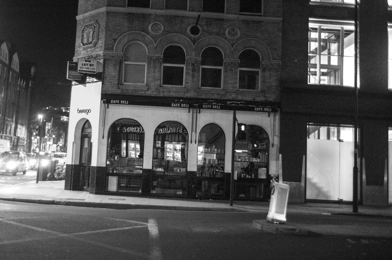 Nighttime Cafe Solitude