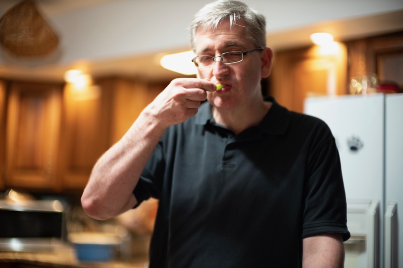 Candid Kitchen Moment