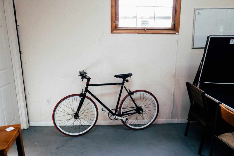 Solitary Bike in a Quiet Room