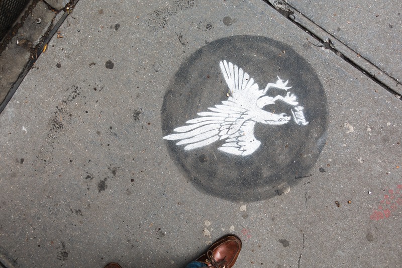 Urban Eagle in Flight