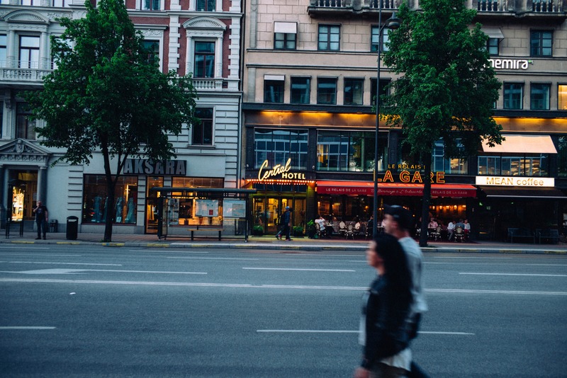 Evening Stroll in the City