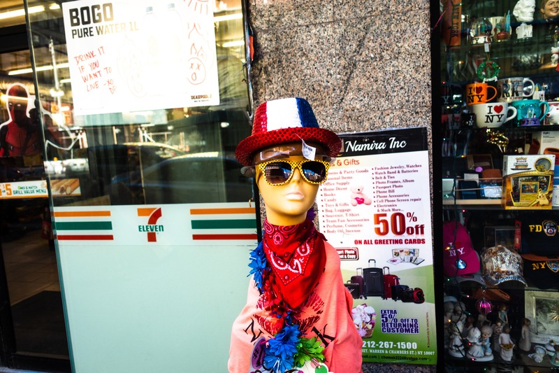 Vibrant Street Display