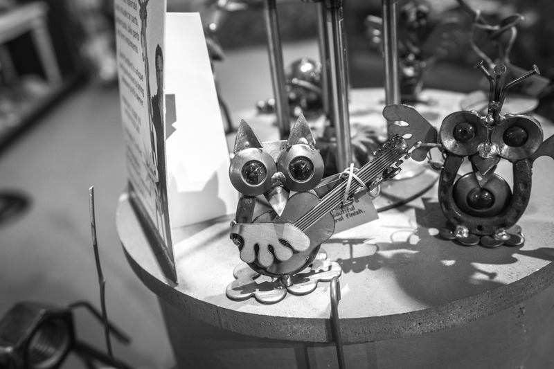 Whimsical Metal Owls