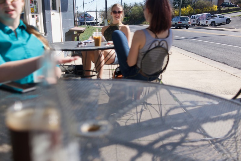 Sunlit Serenity at a Café