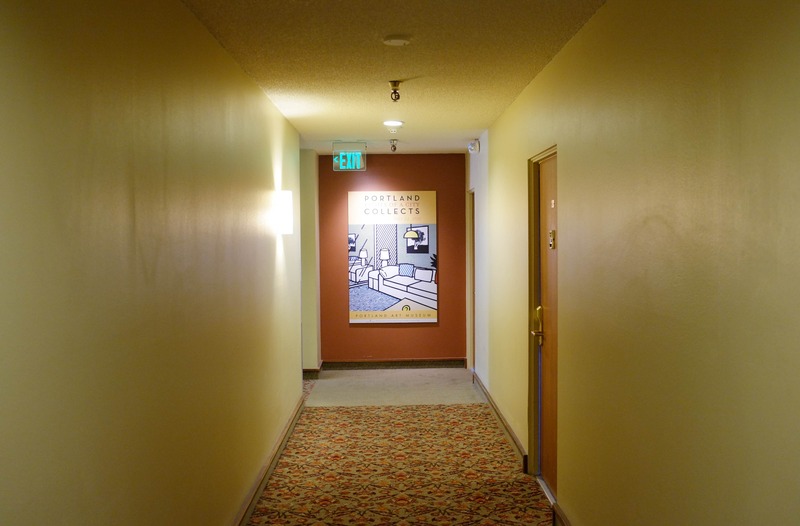 Quiet Corridor with Art