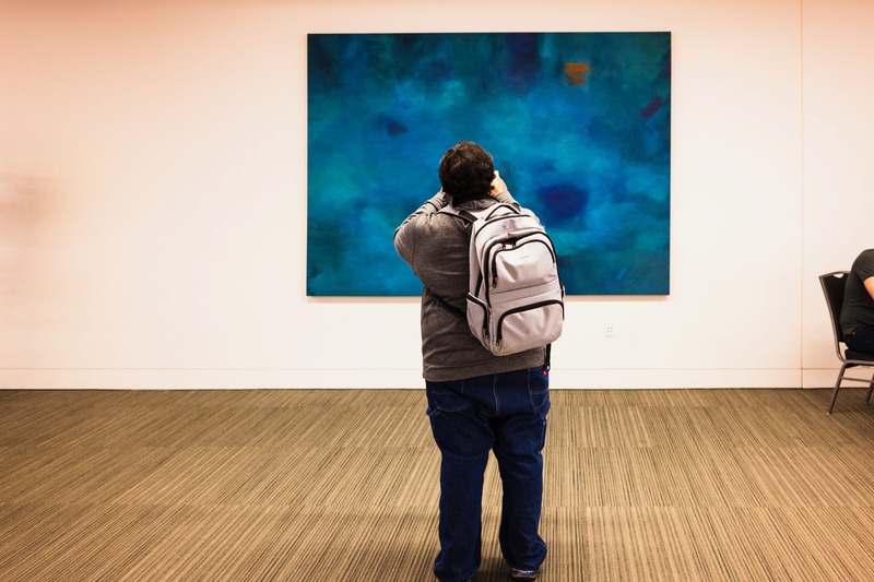 Contemplation in Blue