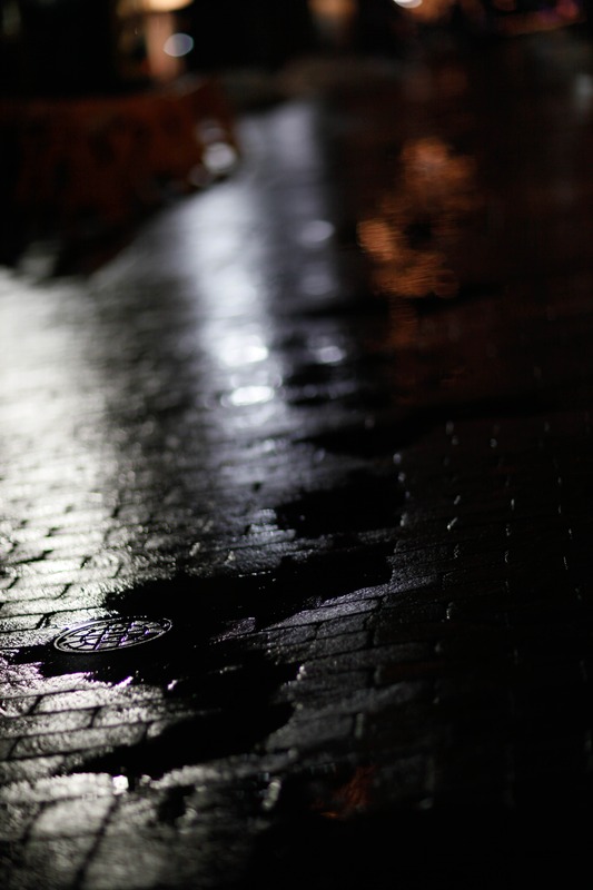 Reflections on a Rainy Night