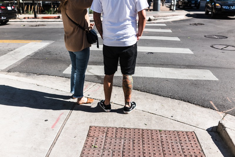 Urban Crossing Moment