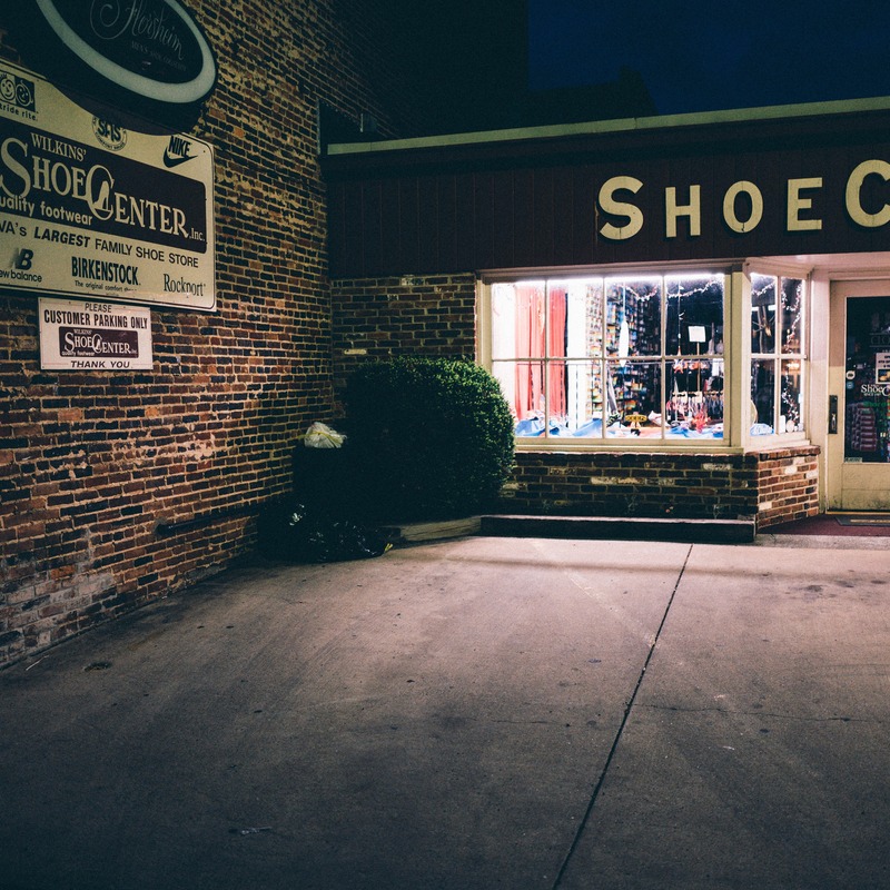 Evening at the Shoe Center