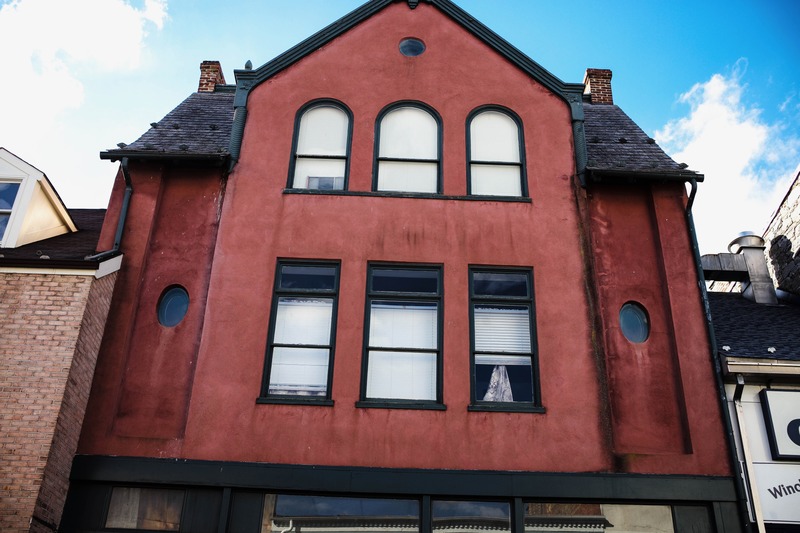 Historic Architecture in Red