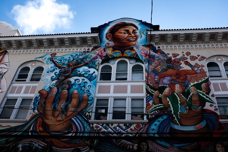 Vibrant Mural of Heritage