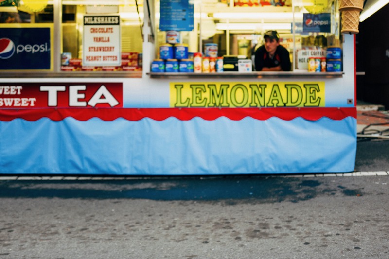 Vibrant Refreshments Stand