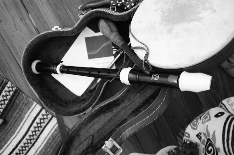 Musical Serenity in Black and White