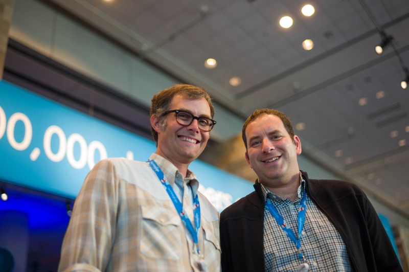 Joyful Encounter at an Event